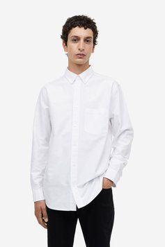 Сорочка H&M 271170394 S Білий