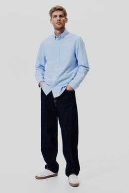 Сорочка H&M 271013956_blue XL Блакитний