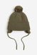 Шапка H&M 271182024 92 Хакі