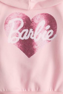 Толстовка H&M 271101992 98 Светло-Розовый/Barbie