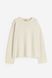 Джемпер H&M 271164492 XL Кремовий