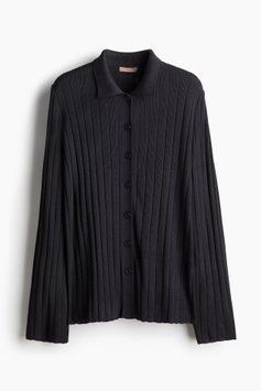 Кардиган H&M 271233856 L Темно-синій