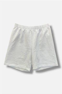 Шорты пижамные H&M 271160693 122 Голубой/Белый