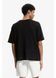 Футболка H&M 271229804 L Чорний