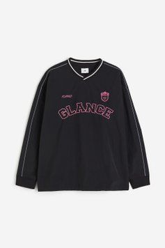 Вітровка H&M 271220455 L Чорний/Рожевий