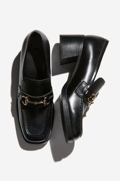 Лоферы на каблуке H&M 271158840 39 Черный