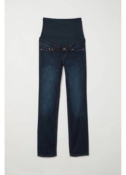 Джинси для вагітних H&M 270652598 34 Темно-синій
