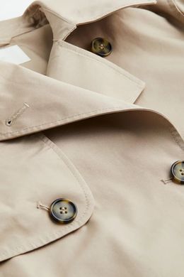 Тренч H&M 271115457 M Світло-Бежевий