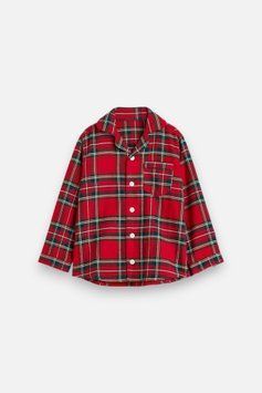 Рубашка пижамная H&M 271086365 98 Красный