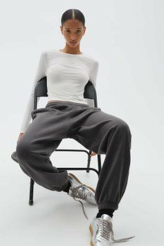 Лонгслив из микрофибры H&M 271252943 XS Белый