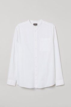 Сорочка H&M 060740425 XXL Білий