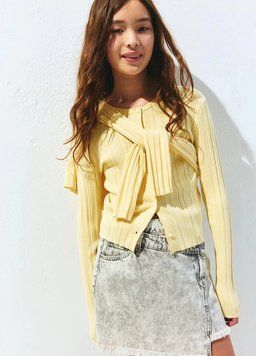 Кардиган H&M 271269302 146 Жовтий
