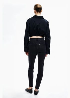Джинси H&M 271222680 XL Чорний
