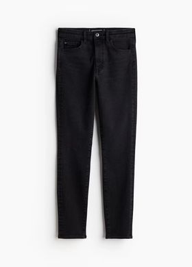 Джинси H&M 271222680 XL Чорний