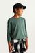 Лонгслив H&M 270980148_green 170 Темно-зеленый