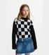 Джемпер H&M 271178191_black 146 Черный/Белый