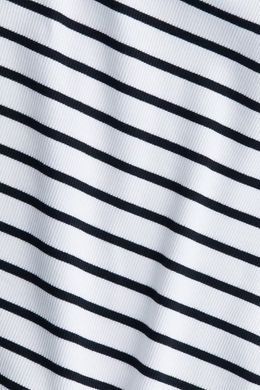 Лонгслів H&M 271241315 170 Білий/Чорний