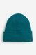 Шапка H&M 271195037_turquoise one size Бирюзовый