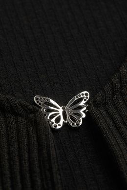 Кардиган укороченный H&M 061064791 XS Черный
