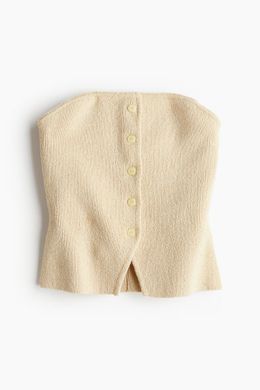 Топ H&M 271219064 L Жовтий