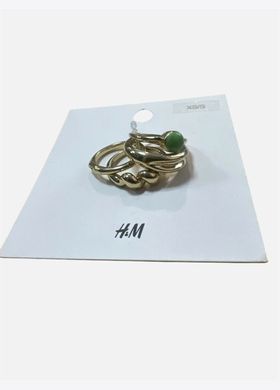 Каблучка 4 шт H&M 271179000 XS/S Золотий