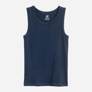 Майка H&M 270858415_navy 134 Светло-синий