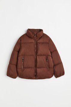 Куртка H&M 271098341 158 Коричневий