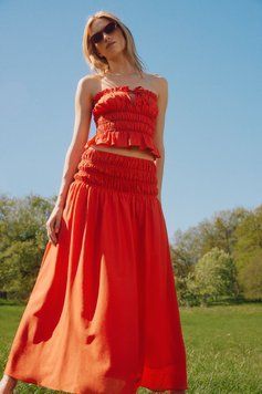 Юбка H&M 271240178 M Красный