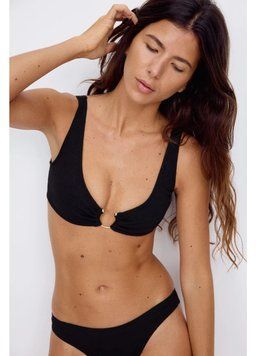 Топ купальний H&M 271264442 42 Чорний