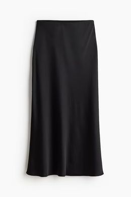 Юбка миди H&M 271246922_black XXS Черный