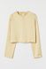 Блуза H&M 271007109_beige XXL Жовтий