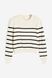 Джемпер H&M 271212723 M Кремовий/Чорний