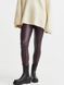 Легинсы утепленные из искуственной кожи H&M 270992042_brown XL Коричневый