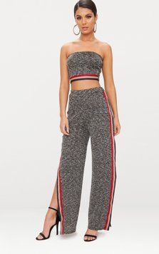Штани PrettyLittleThing CLU8583_20_70 36 Сірий/Червоний/Синій