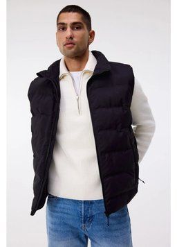 Жилет утеплений H&M 271274643 S Чорний