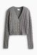 Кардиган H&M 271248864 L Сірий
