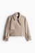 Напівпальто H&M 271233044 L Світло-бежевий