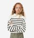 Джемпер H&M 271178191 158 Білий/Чорний