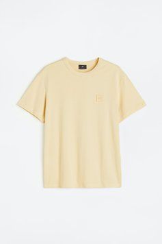 Футболка H&M 271036155 S Жовтий