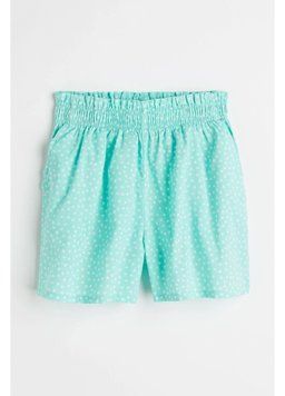 Шорти H&M 271022217 146 Бірюзовий/Білий