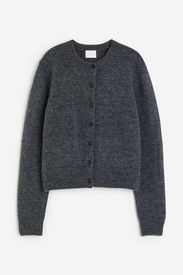Кардиган H&M 271230735 S Темно-серый