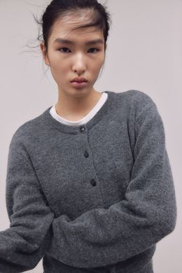 Кардиган H&M 271230735 S Темно-серый