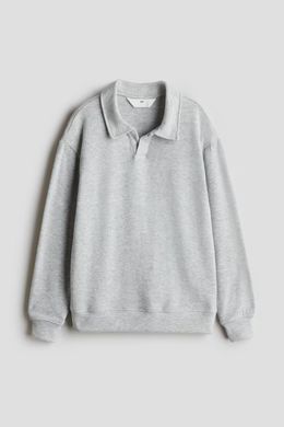 Лонгслив-поло H&M 271265028 158 Серый
