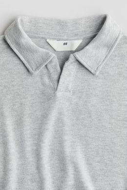 Лонгслив-поло H&M 271265028 158 Серый