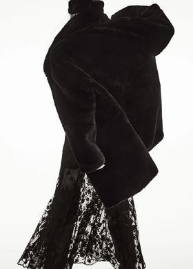 Шуба H&M 271252181 S Чорний