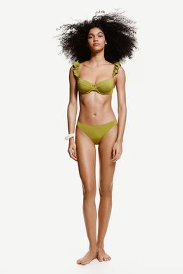 Ліф купальний H&M 271226810 75A Гірчичний