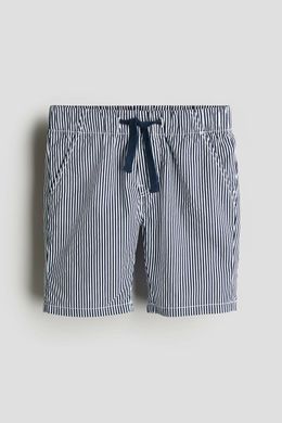 Шорты H&M 271122703 128 Белый/Синий