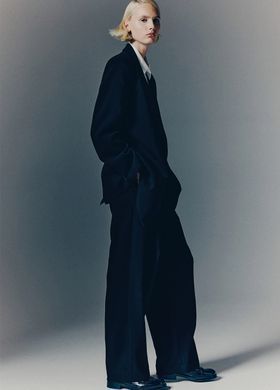 Блейзер-смокінг оверсайз H&M 271246817 S Чорний