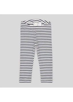 Легінси H&M 270674886_strip 110 Білий/Синій