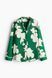 Блуза H&M 271239255 XXL Зелений/Кремовий